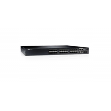 Dell Networking N3024F,L3,24x1GbE SFP,2xCombo,2x10GbE SFP+Fixed Ports,Stacking,IO To PSU Air,1xAC PS