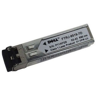 Dell Networking, Transceiver, SFP, 1000BASE-SX, 850nm Wavelength, 550m Reach - Kit