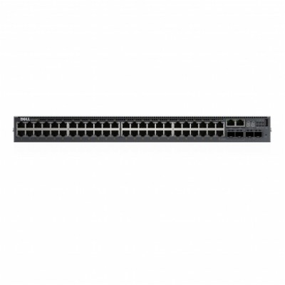 Dell Networking N3048P,L3,POE+,48x1GbE,2xCombo,2x10GbE SFP+Fixed Ports,Stacking,IO To PSU Air,1x1100