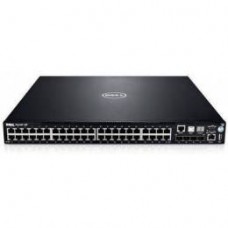 Dell Networking N2048P, L2, POE+, 48x 1GbE + 2x 10GbE SFP+ Fixed Ports, Stacking, IO To PSU Air, AC