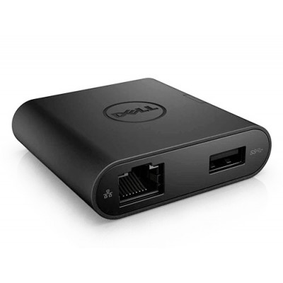 Kit- Dell DA200 Adapter USB Type-C to HDMI/VGA/Ethernet/USB3.0 -S&P