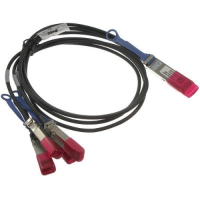 Dell EMC Networking Cable, SFP+ to SFP+, 10GbE, Passive Copper Twinax Direct Attach Cable, 2 Meter,Customer kit