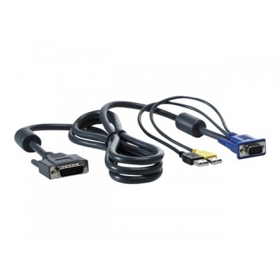 HP 1x4 KVM Console 6ft USB Cable